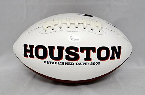Lamar Miller Autographed Houston Texans Logo Football- JSA Witnessed Auth - Image 3