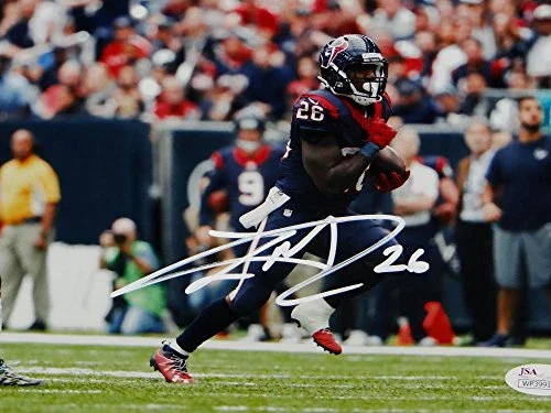 Lamar Miller Autographed Texans 8x10 Against Chargers Photo- JSA W Auth White - Image 2