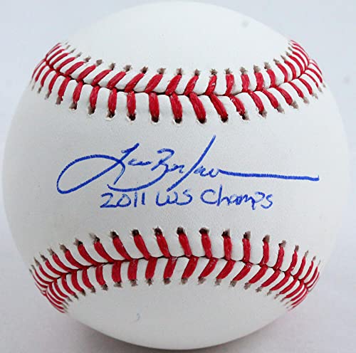 Lance Berkman Autographed Rawlings OML Baseball w/WS Champs-TriStar Authenticated