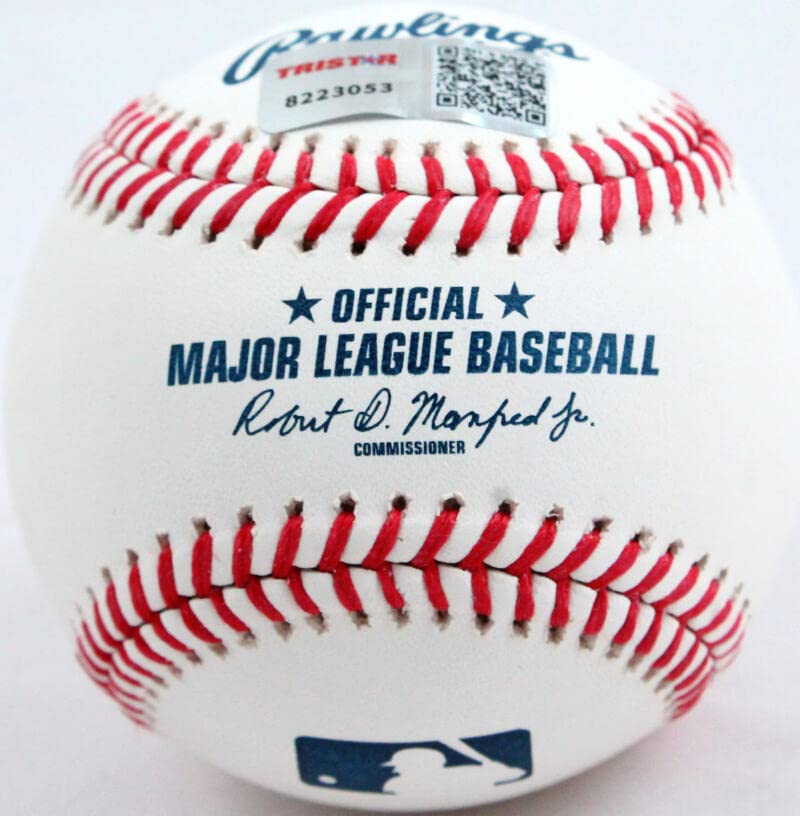 Lance Berkman Autographed Rawlings OML Baseball w/WS Champs-TriStar Authenticated - Image 2