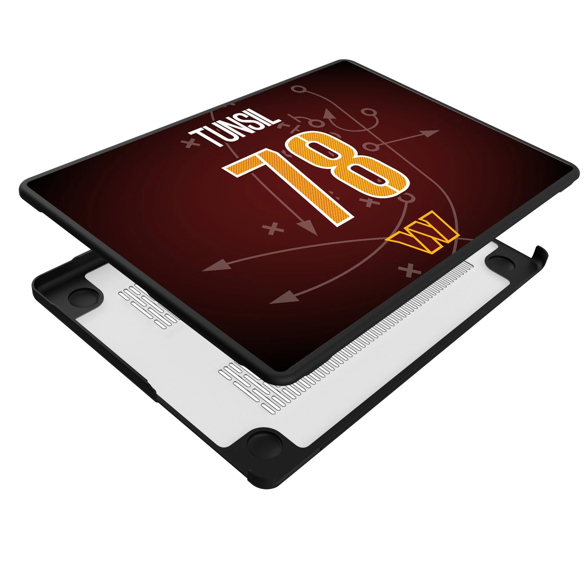 Laremy Tunsil Washington Commanders 78 Game Tactic Laptop Case for Apple MacBook - Image 4