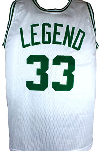 Larry Bird Autographed White Pro Basketball Jersey-Beckett W Hologram Silver - Image 4