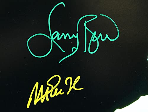 Larry Bird/Magic Johnson Autographed 16x20 FP Warm Up Photo-Beckett W Hologram - Image 4