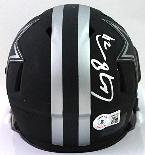 Larry Brown Autographed Dallas Cowboys Eclipse Mini Helmet W/SB MVP- Beck WSil - Image 2