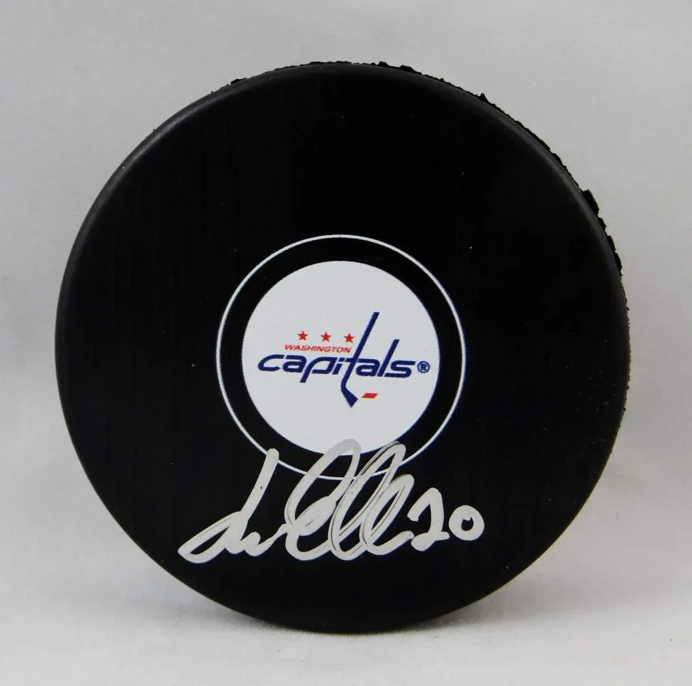 Lars Eller Autographed Washington Capitals Hockey Puck- Fanatics Auth - Image 2