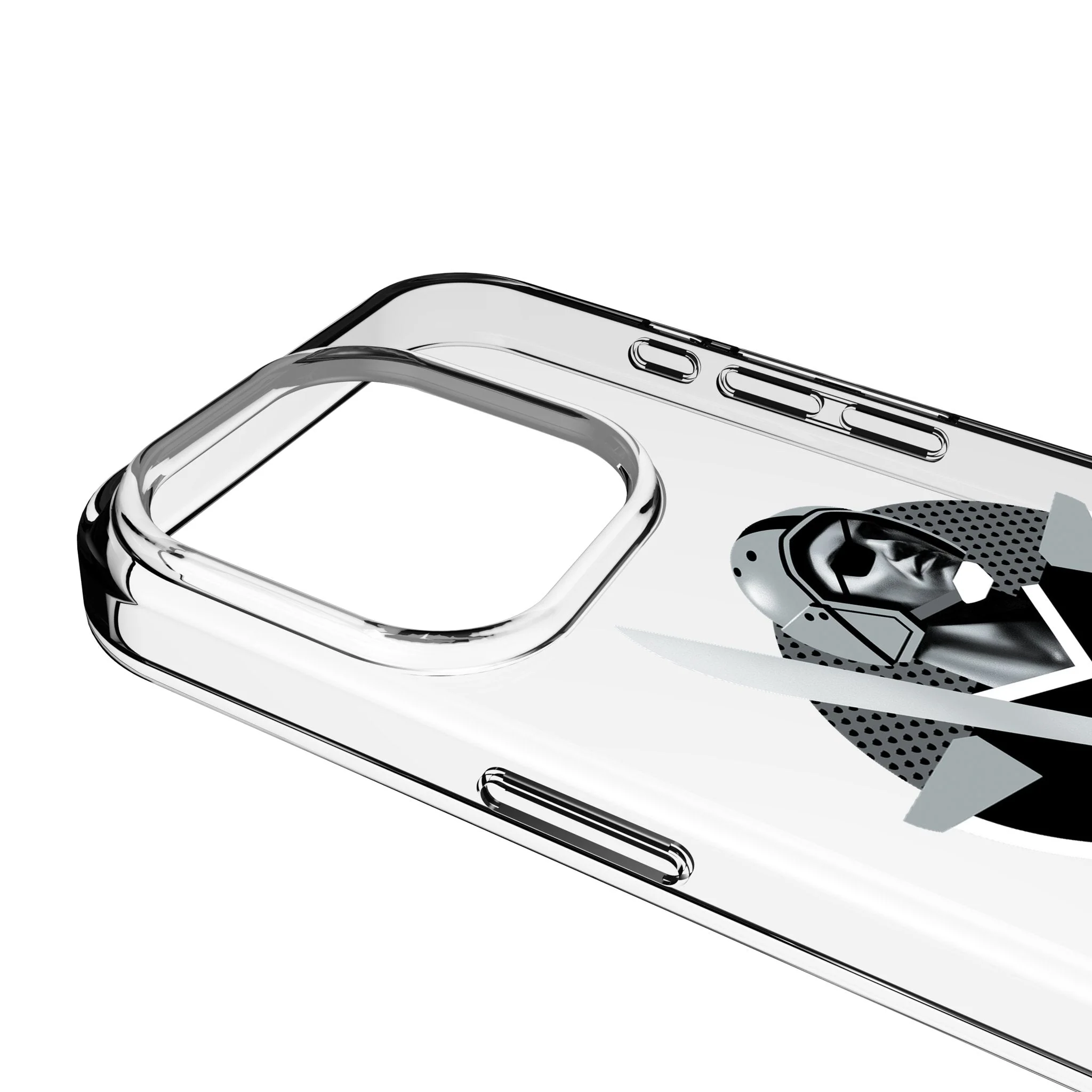 Las Vegas Raiders 2024 Edition Clear Phone Case for Apple iPhone - Image 3