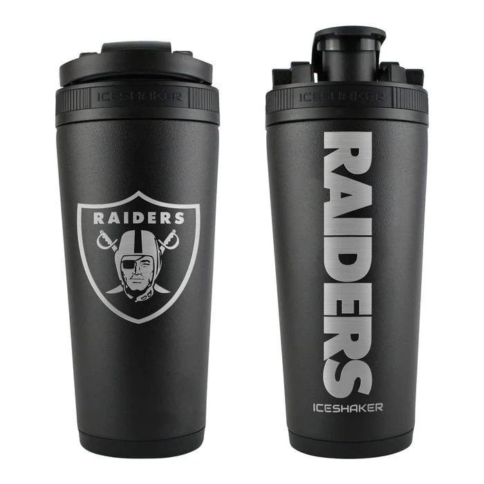 Las Vegas Raiders Blk 26oz Stainless Steel Ice Shaker