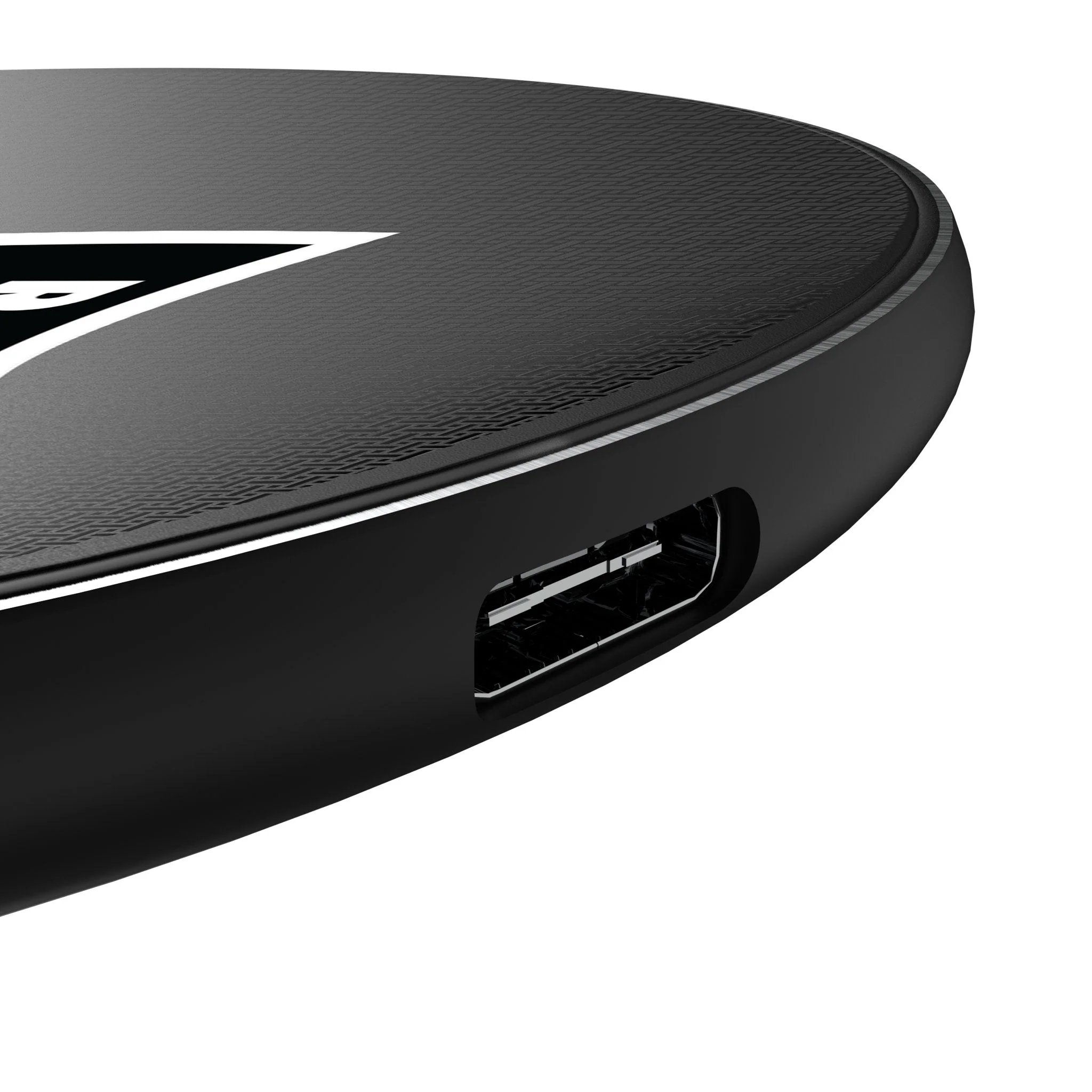 Las Vegas Raiders Linen 15-Watt Wireless Charger - Image 3