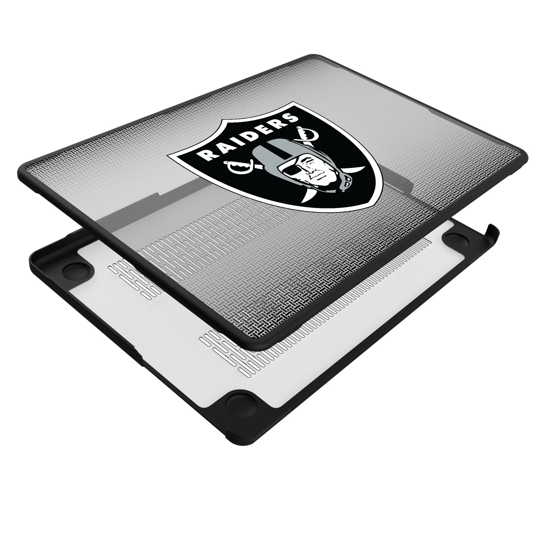 Las Vegas Raiders Linen Laptop Case for Apple MacBook - Image 4