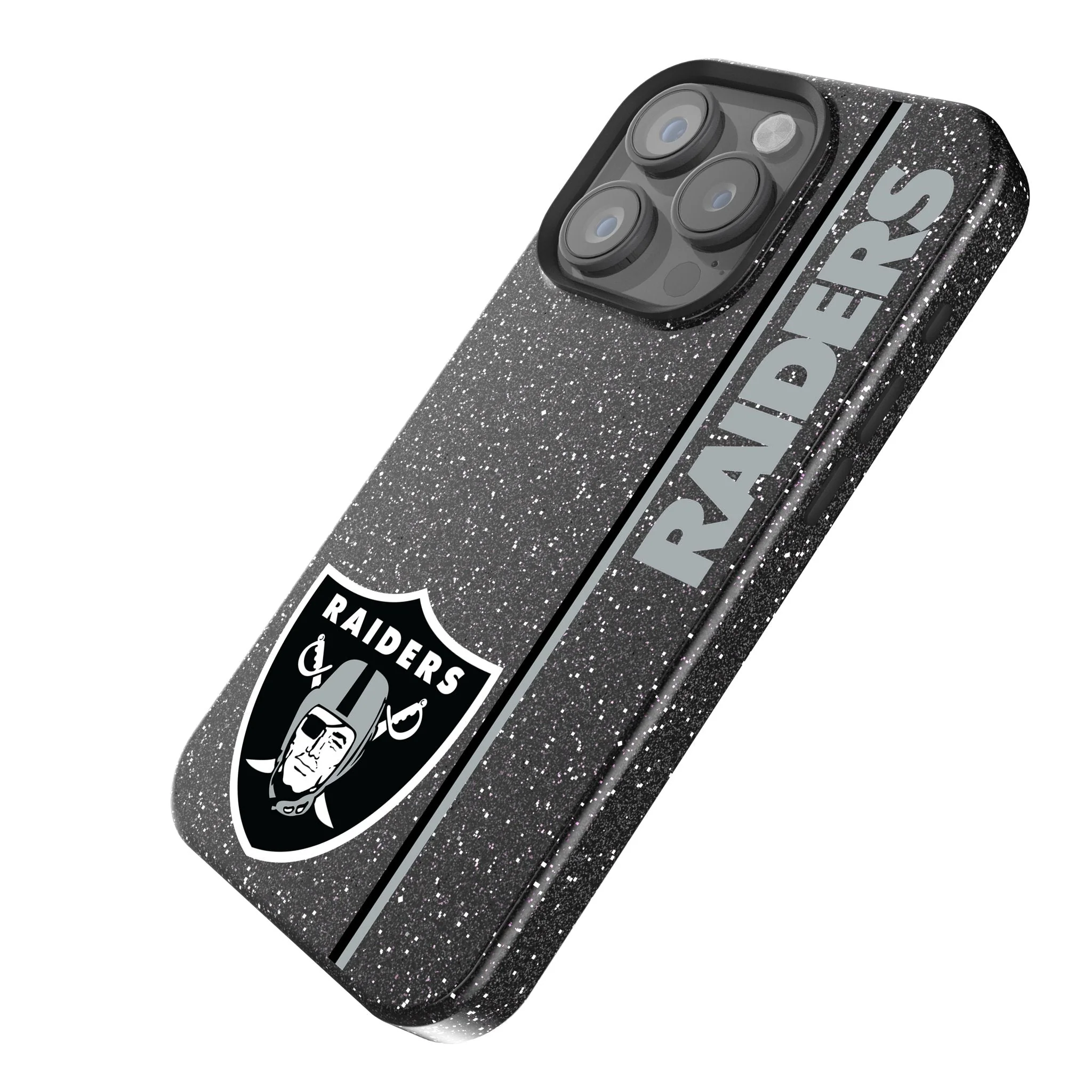 Las Vegas Raiders Sidebar Bling Phone Case - Image 2