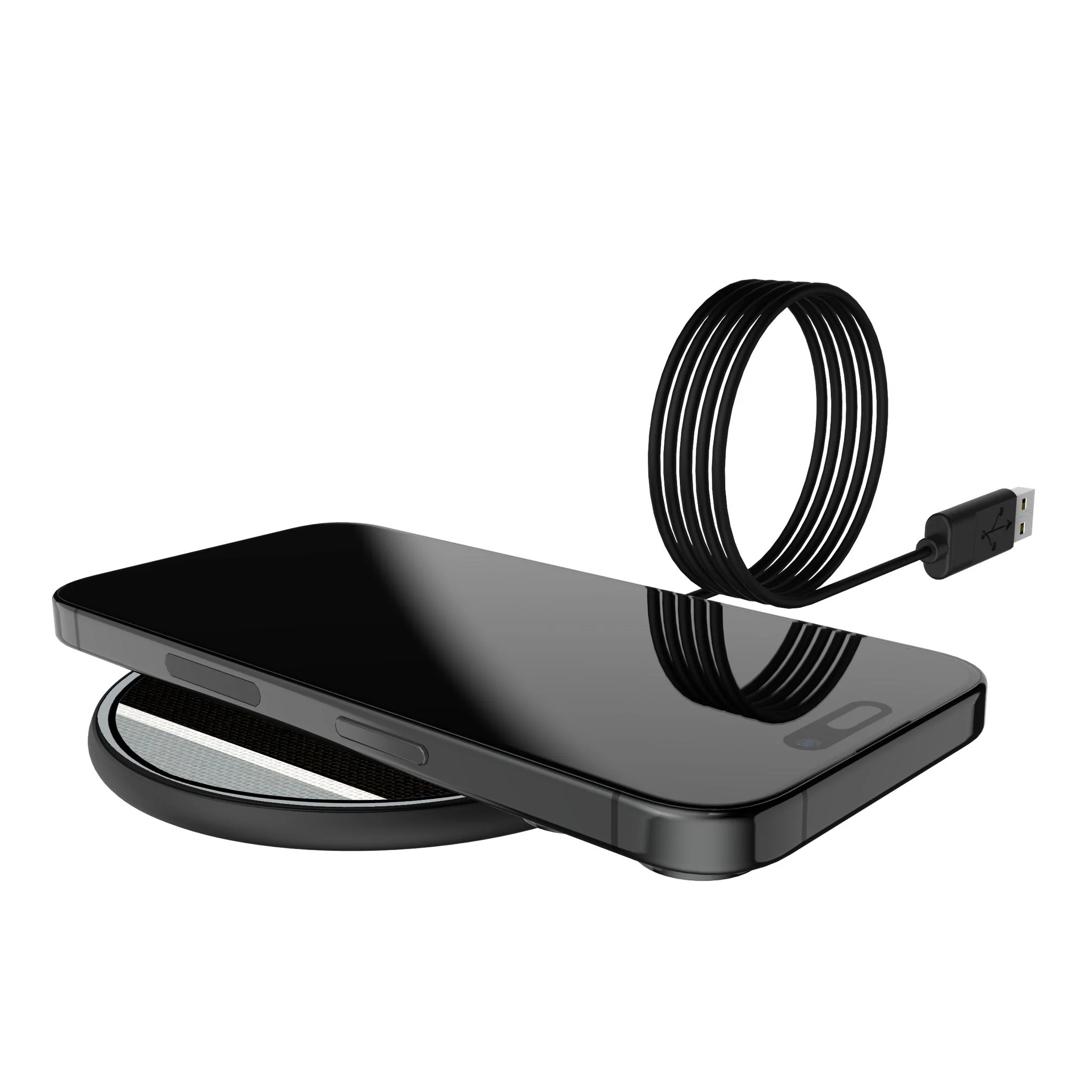 Las Vegas Raiders Stripe 15-Watt Wireless Charger - Image 5