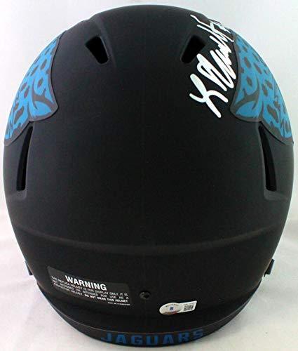 Laviska Shenault Autographed Jaguars Eclipse Speed F/S Helmet- Beckett W Silver - Image 3