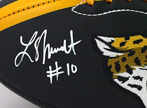 Laviska Shenault Autographed Jville Jaguars Black Logo Football- Beckett WWhite - Image 3