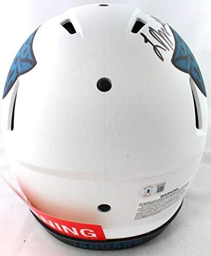 Laviska Shenault Signed Jaguars Authentic Lunar Speed FS Helmet- Beckett WBlack - Image 3