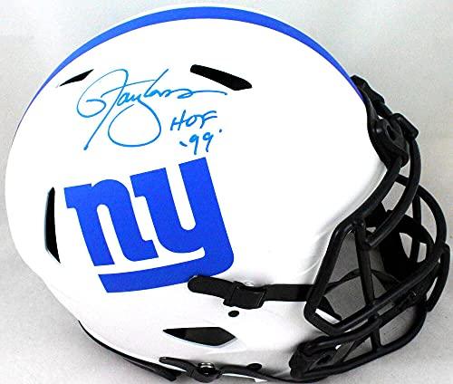 Lawrence Taylor Signed NY Giants Authentic Lunar F/S Helmet w/HOF- Beckett W Blue