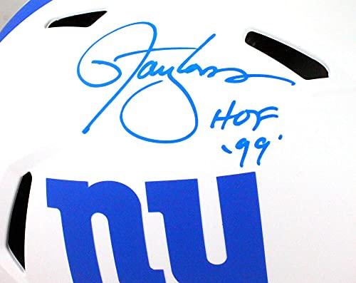 Lawrence Taylor Signed NY Giants Authentic Lunar F/S Helmet w/HOF- Beckett W Blue - Image 5