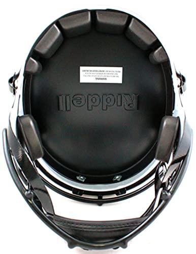 Lawrence Taylor Signed NY Giants Lunar Speed F/S Helmet- Beckett W Blue - Image 2