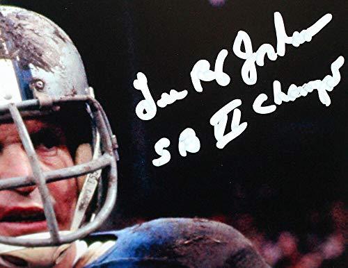 Lee Roy Jordan Autographed 8x10 Muddy Close Up HM Photo w SBVI- Beckett W White - Image 2