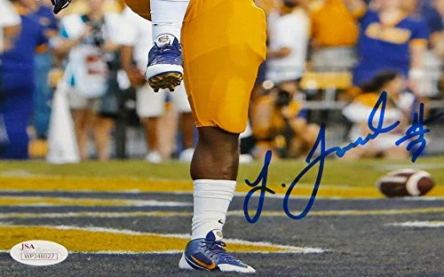 Leonard Fournette Autographed LSU Tigers 8x10 Heisman Pose Photo- JSA W Auth - Image 2