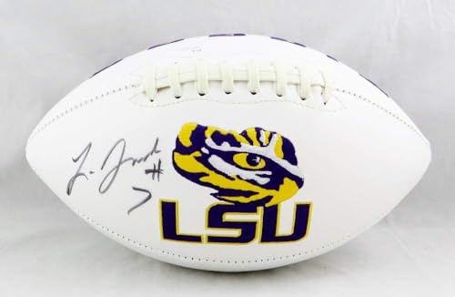 Leonard Fournette Autographed LSU Tigers Logo Football- JSA W Auth *Eye - Image 4