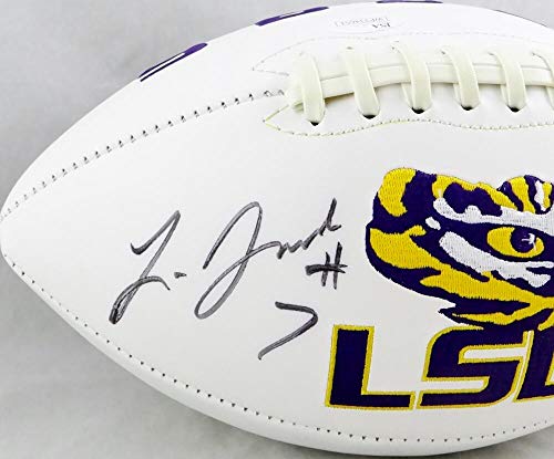 Leonard Fournette Autographed LSU Tigers Logo Football- JSA W Auth *Eye - Image 6