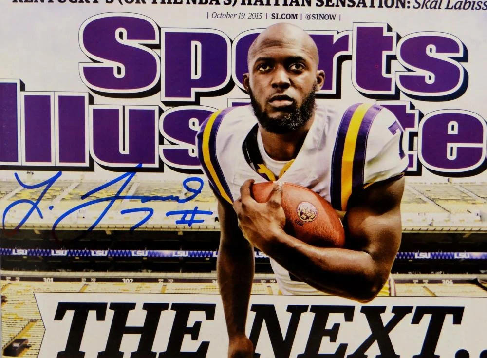 Leonard Fournette Autographed Sports Illustrated 2015 Magazine- JSA W Auth - Image 3