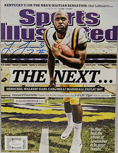 Leonard Fournette Autographed Sports Illustrated 2015 Magazine- JSA W Auth - Image 5