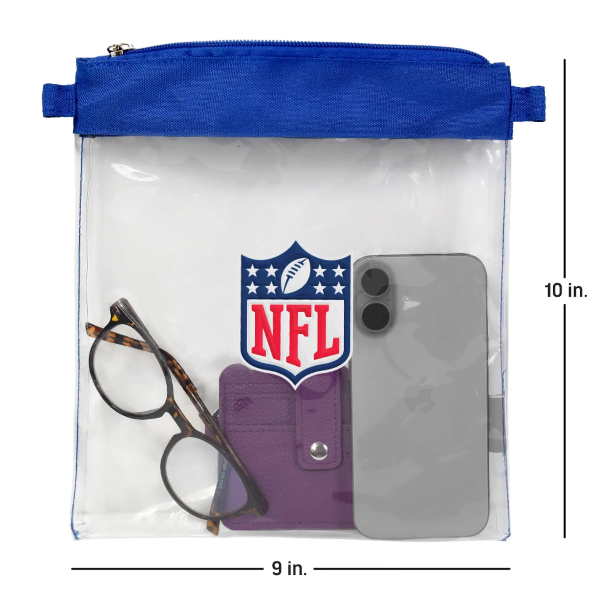 Littlearth NFL Super Bowl LX Champion Seattle Seahawks-Clear Satchelette with 3D Logo - Image 4