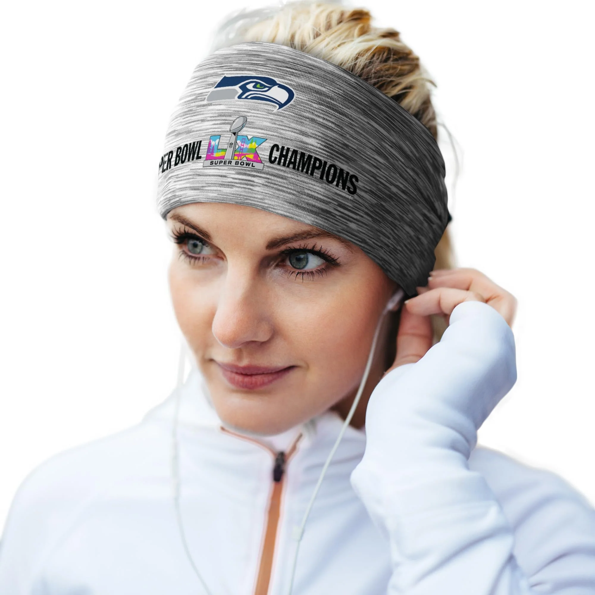 Littlearth NFL Super Bowl LX Champion Seattle Seahawks-Tigerspace Headband - Image 5
