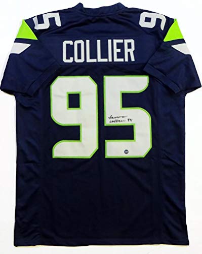 LJ Collier Autographed Blue Pro Style Jersey - Prova Auth *5 - Image 5