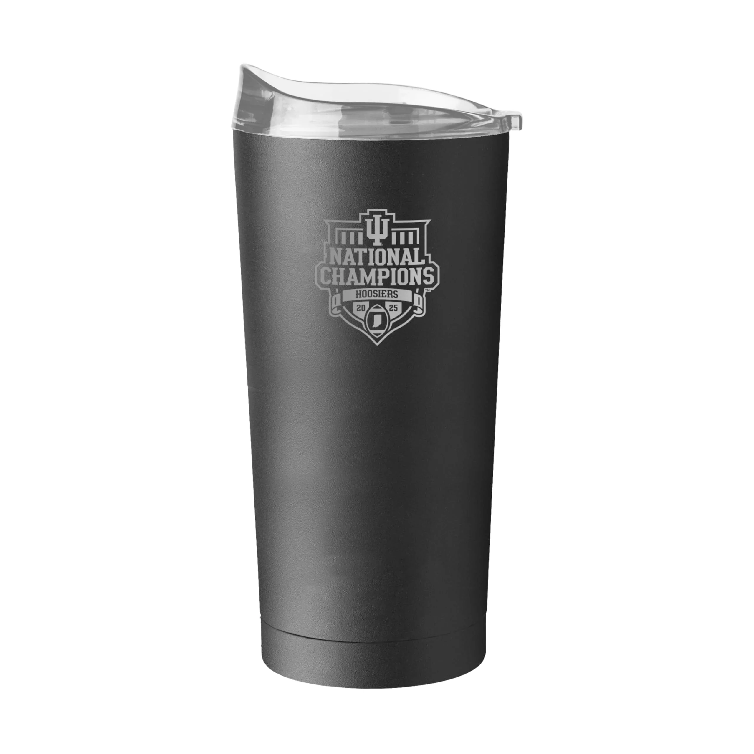 Logo Brands Indiana Hoosiers College Football Playoff National Champions 20 oz Stainless Steel Tumbler - Official CFP Champions Logo, Team Color & Great Gift For Fans