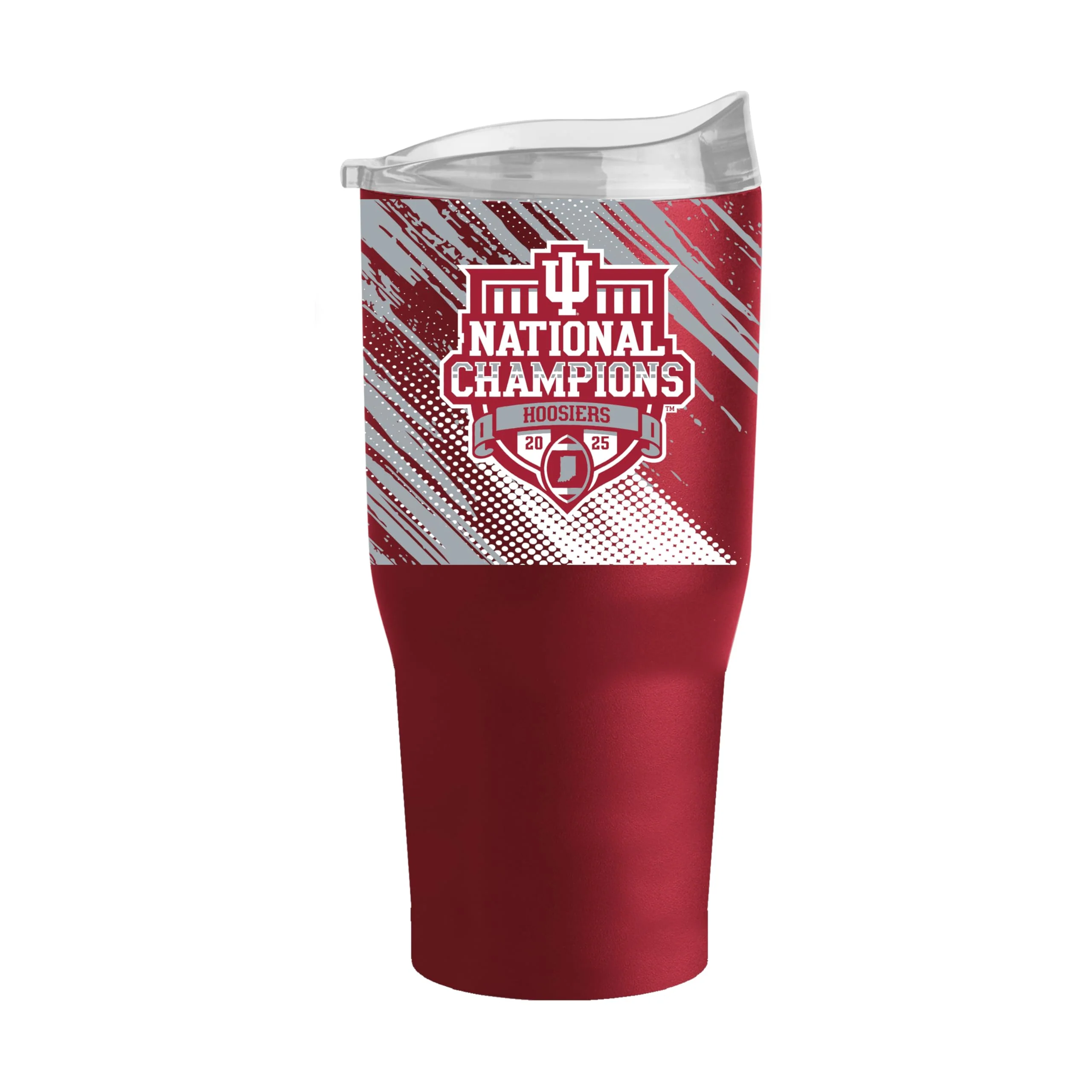 Logo Brands Indiana Hoosiers College Football Playoff National Champions 30 oz Stainless Steel Tumbler - Official CFP Champions Logo, Team Color & Great Gift For Fans - Image 2