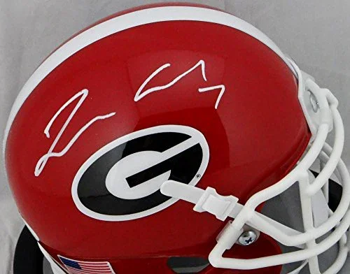 Lorenzo Carter Autographed Georgia Bulldogs Schutt Mini Helmet- JSA W Auth White - Image 2
