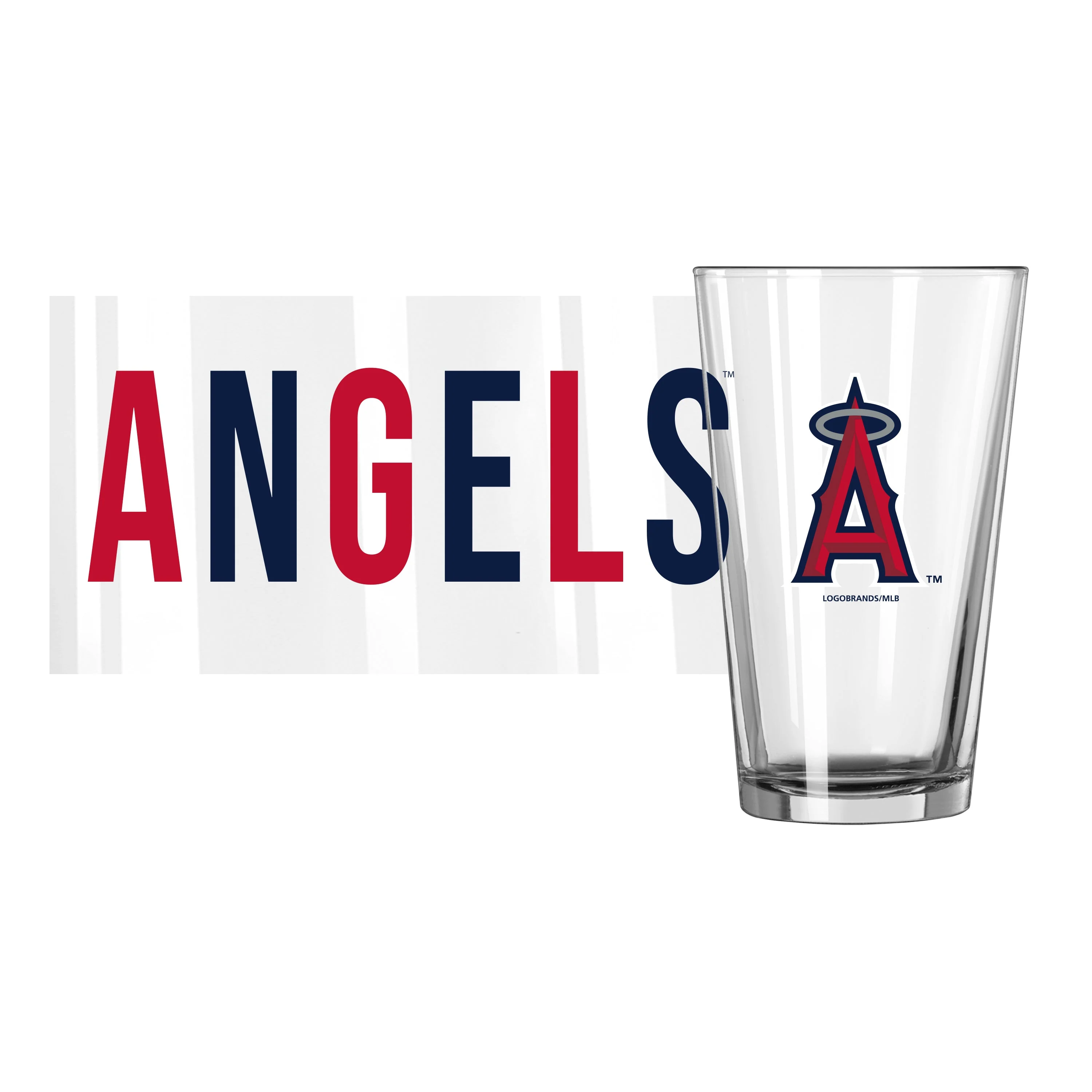 Los Angeles Angels 16oz Overtime Pint Glass - Image 2