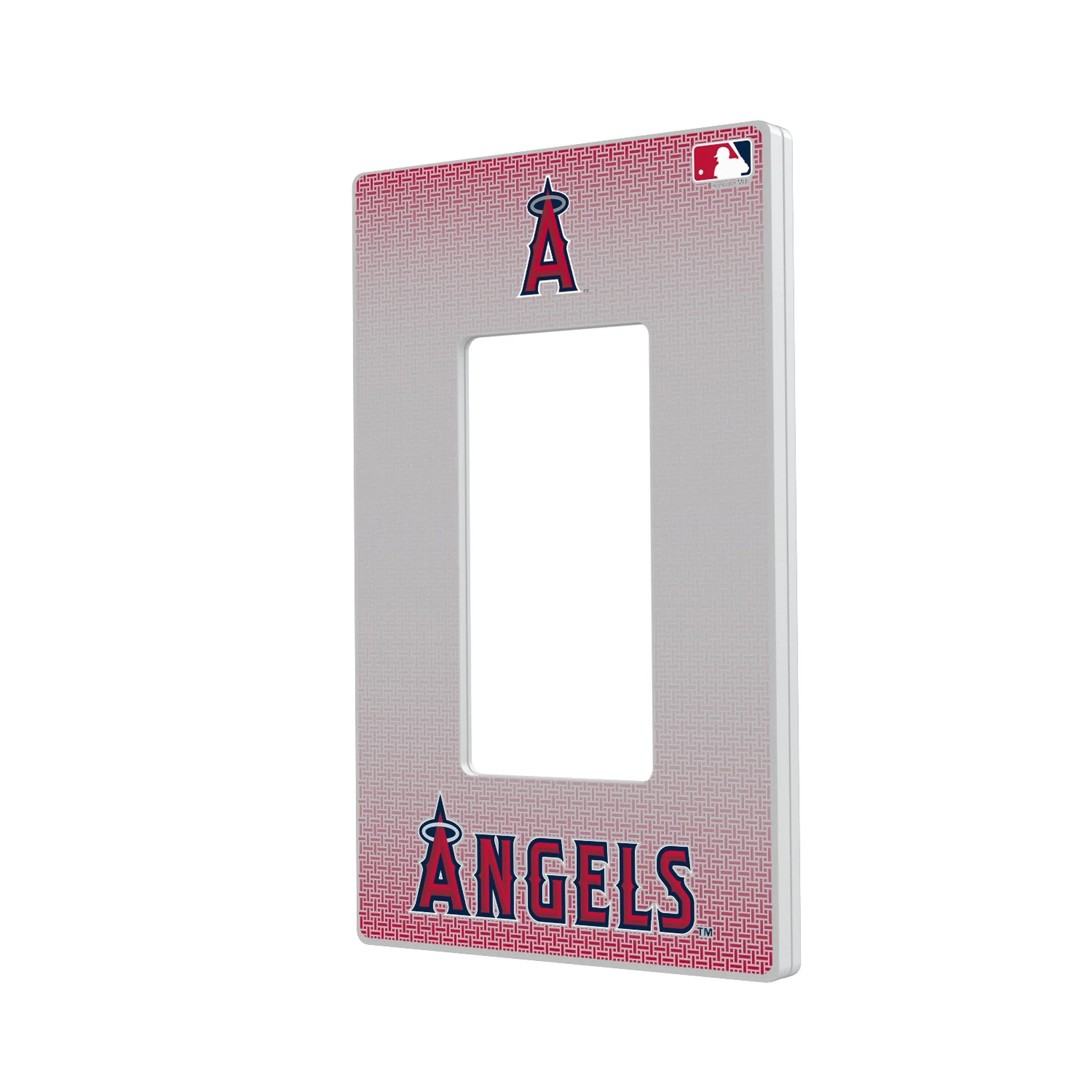 Los Angeles Angels Linen Hidden-Screw Light Switch Plate - Image 2