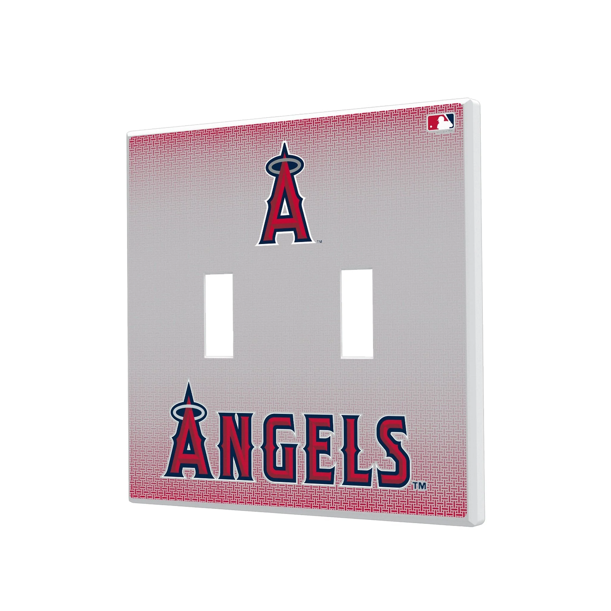 Los Angeles Angels Linen Hidden-Screw Light Switch Plate - Image 3
