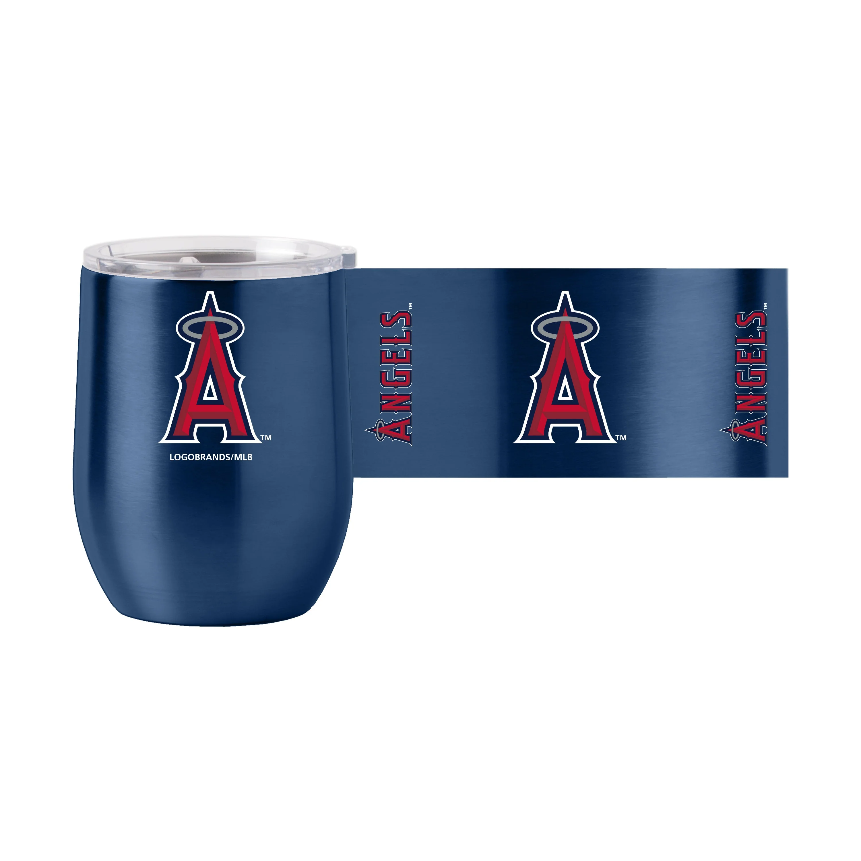 Los Angeles Angels Navy 16oz Gameday Stainless Curved Beverage - Image 2