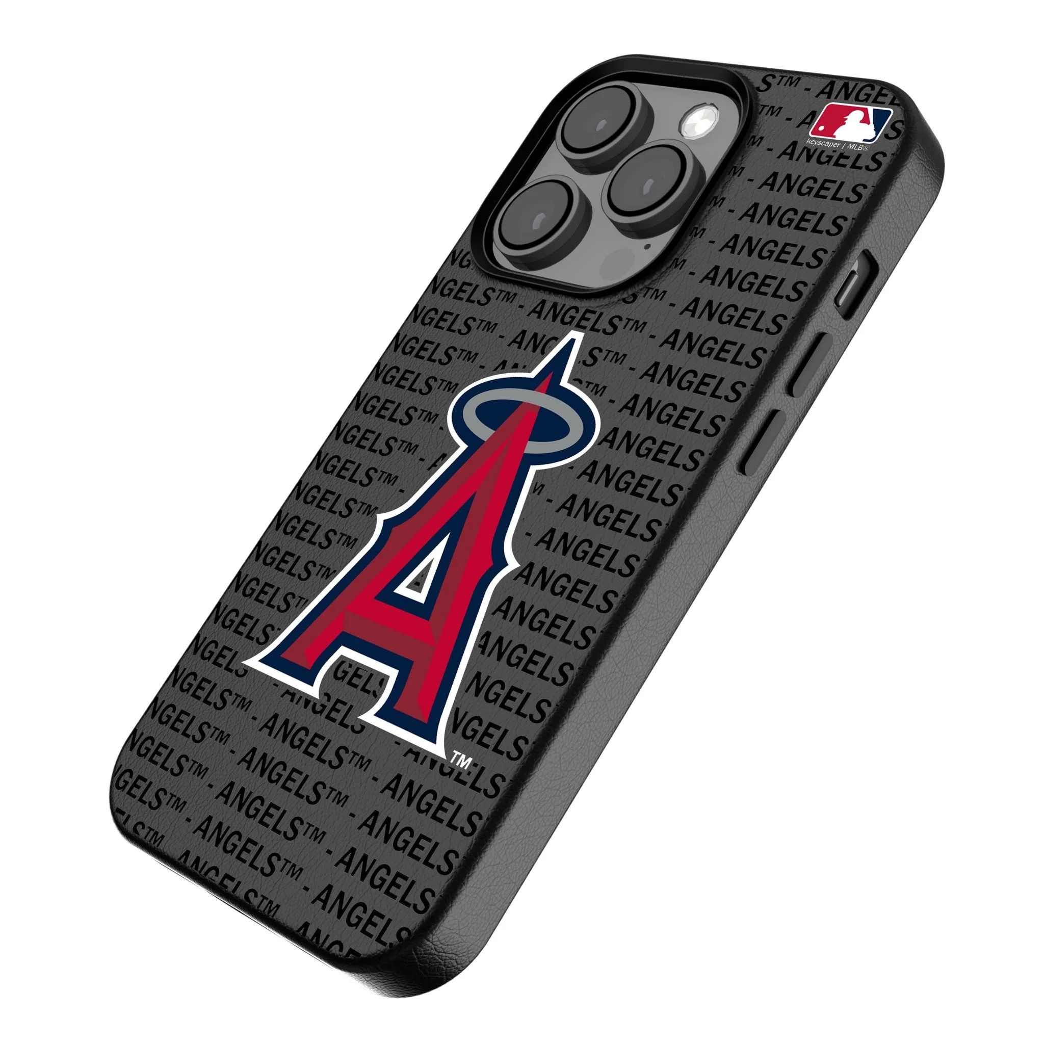 Los Angeles Angels Text Backdrop MagSafe Compatible Phone Case for Apple iPhone - Image 2