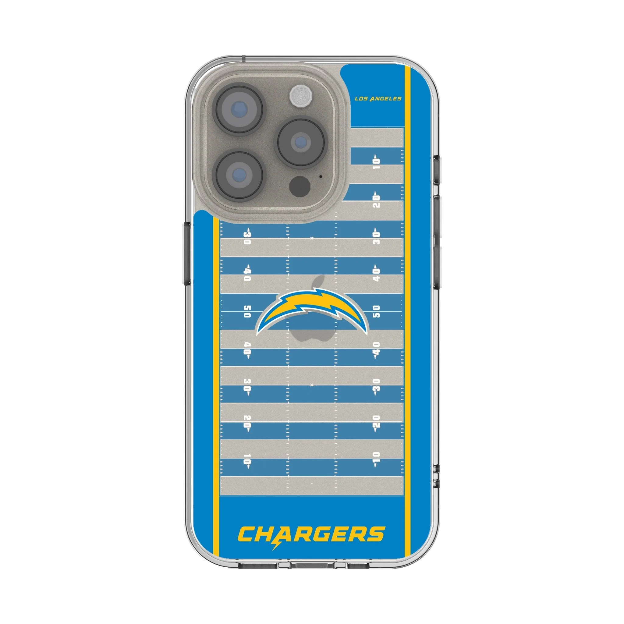 Los Angeles Chargers Field Clear Phone Case for Apple iPhone