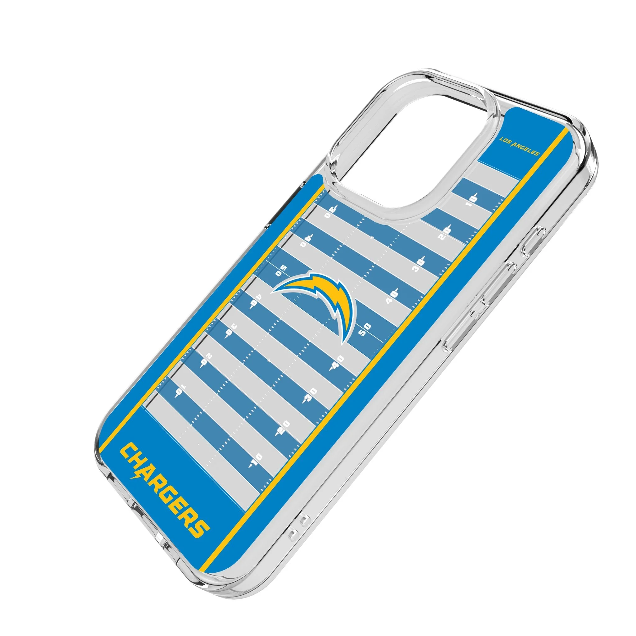 Los Angeles Chargers Field Clear Phone Case for Apple iPhone - Image 2