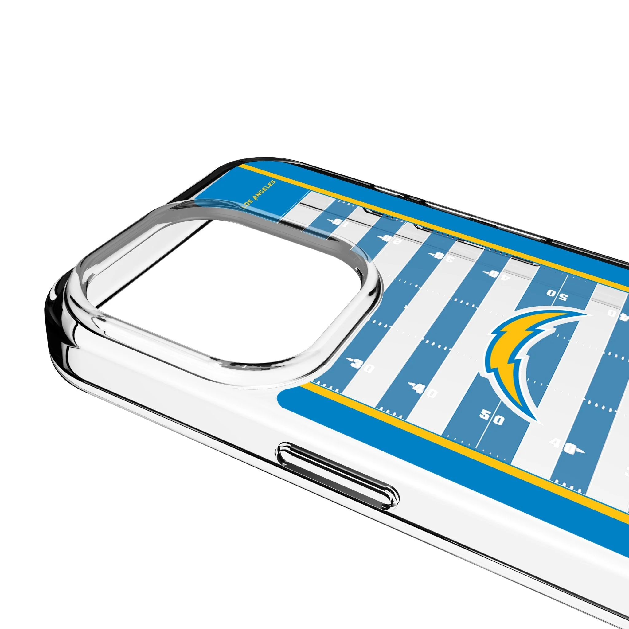 Los Angeles Chargers Field Clear Phone Case for Apple iPhone - Image 3