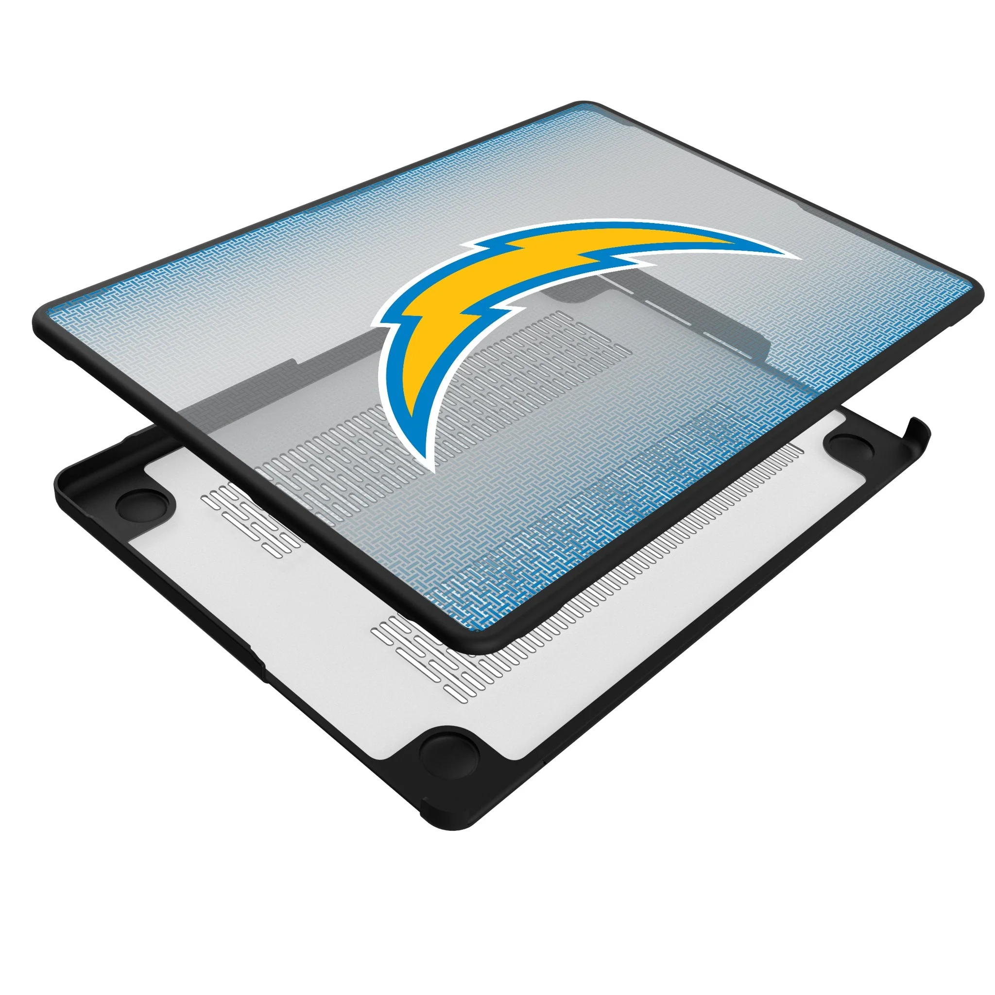 Los Angeles Chargers Linen Laptop Case for Apple MacBook - Image 4