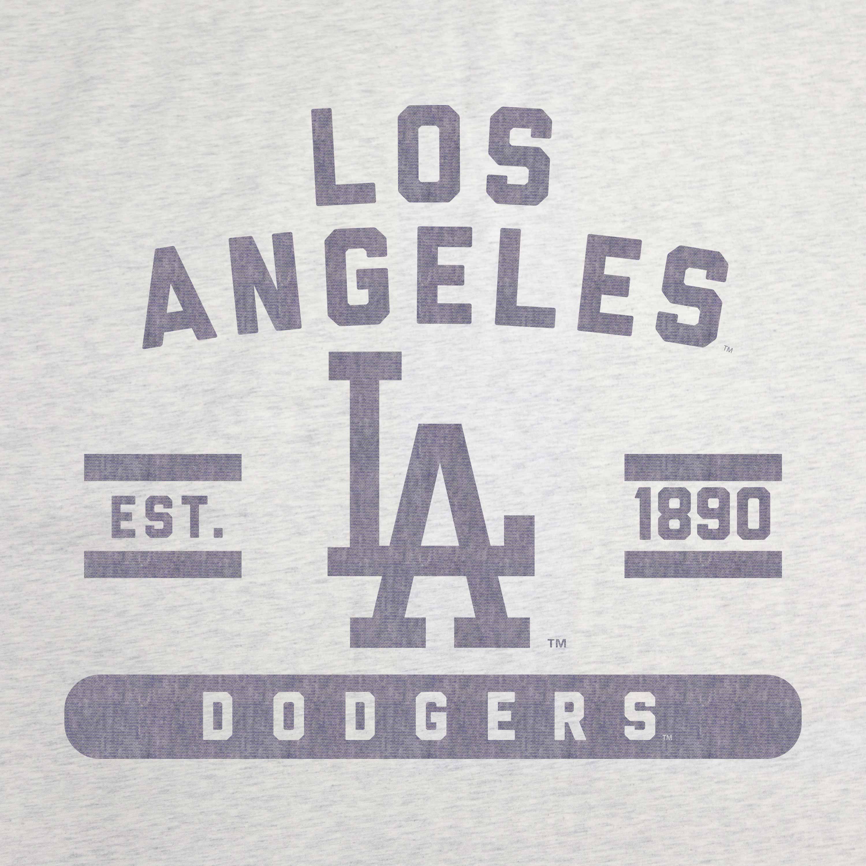 Los Angeles Dodgers Oatmeal Sweatshirt Blanket - Image 2
