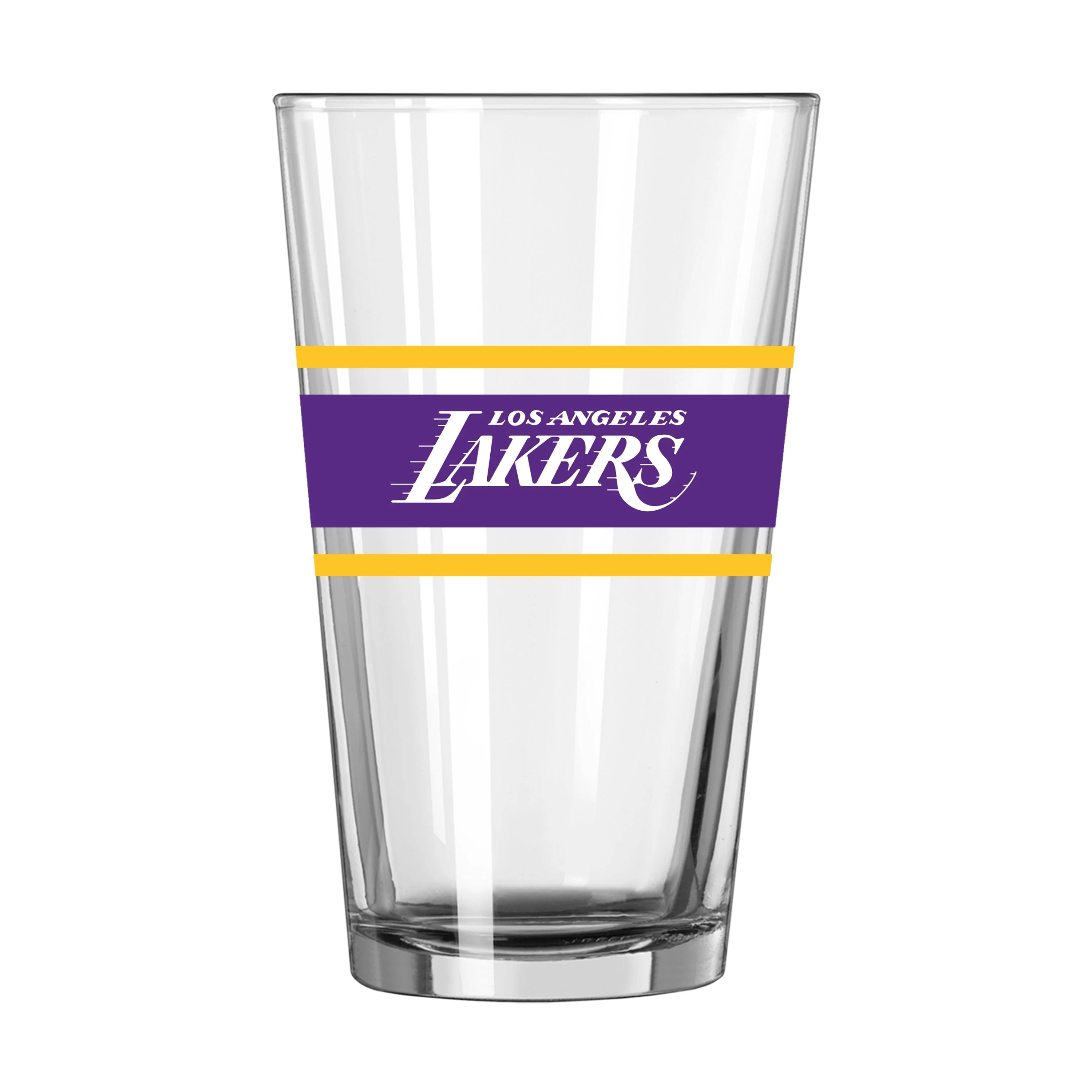 Los Angeles Lakers 16oz Stripe Pint Glass - Image 2