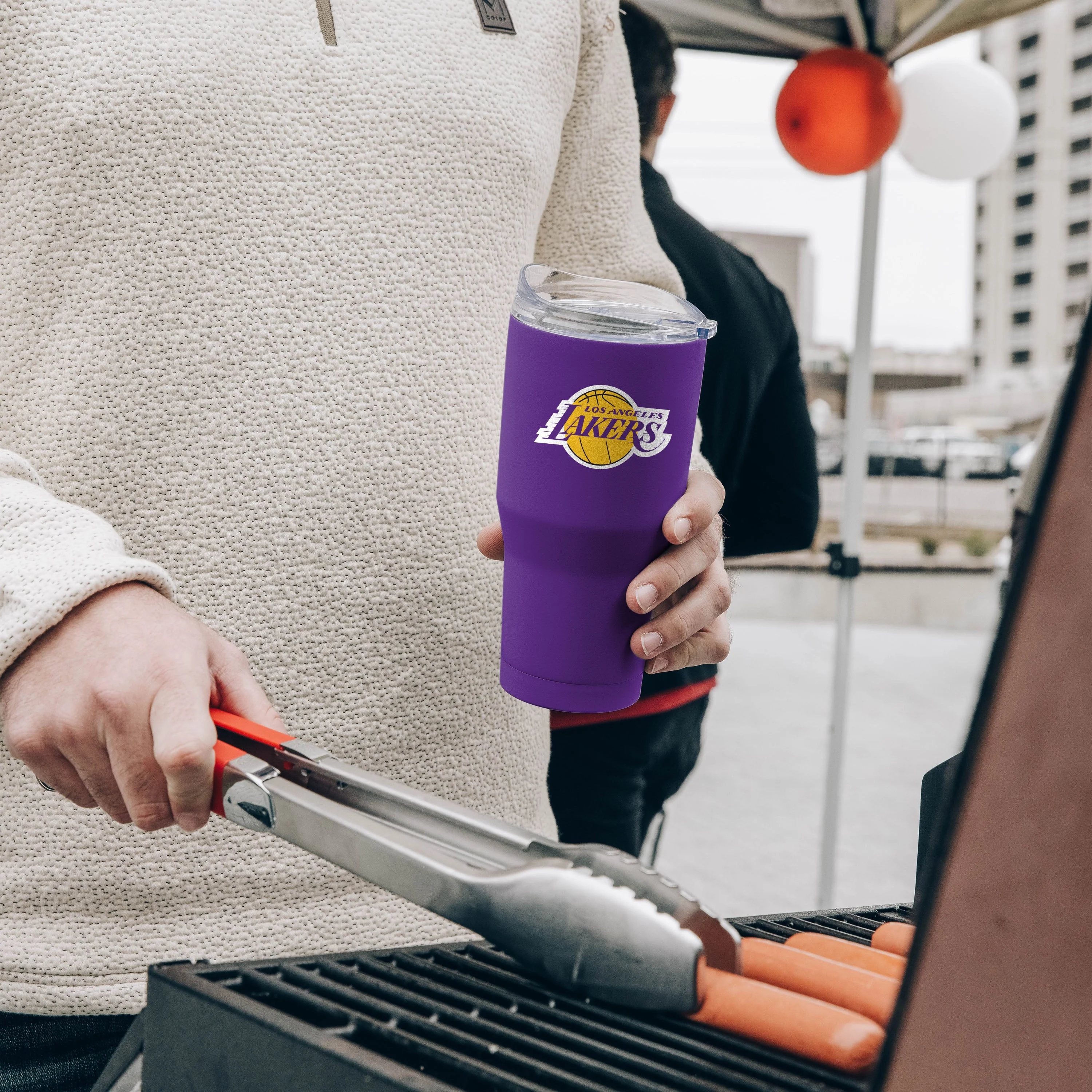 Los Angeles Lakers 30oz Flipside Powder Coat Tumbler - Image 3