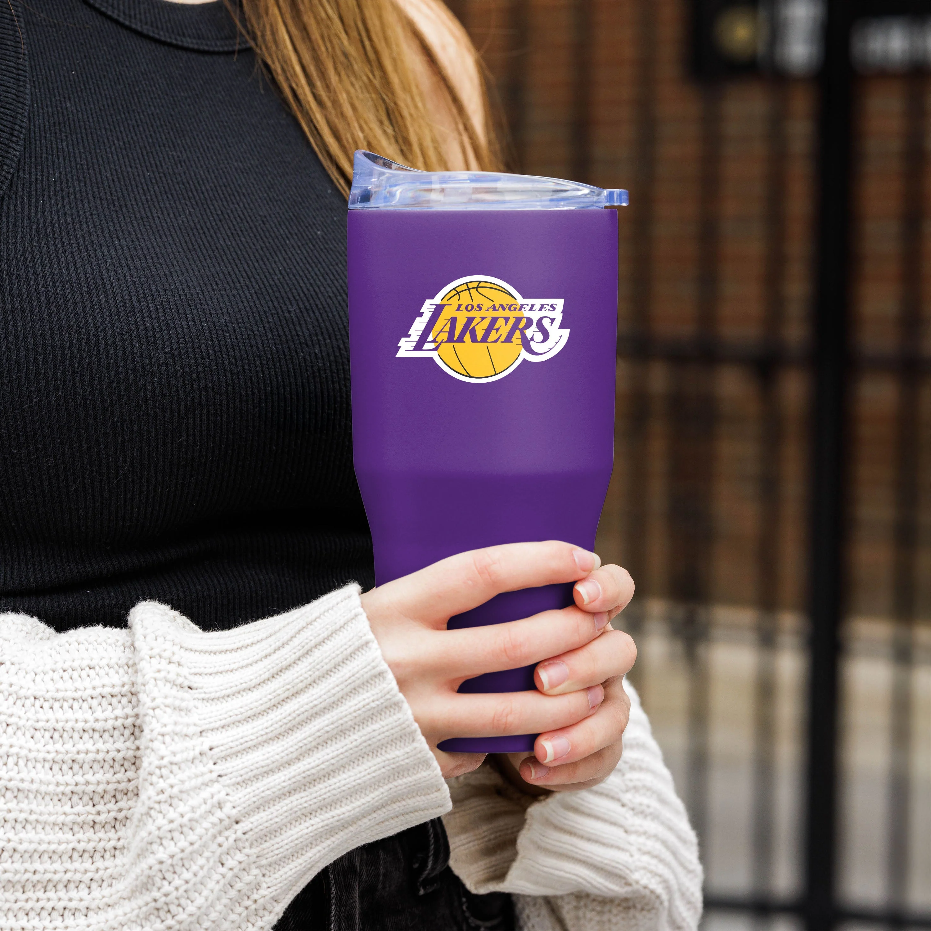 Los Angeles Lakers 30oz Flipside Powder Coat Tumbler - Image 5