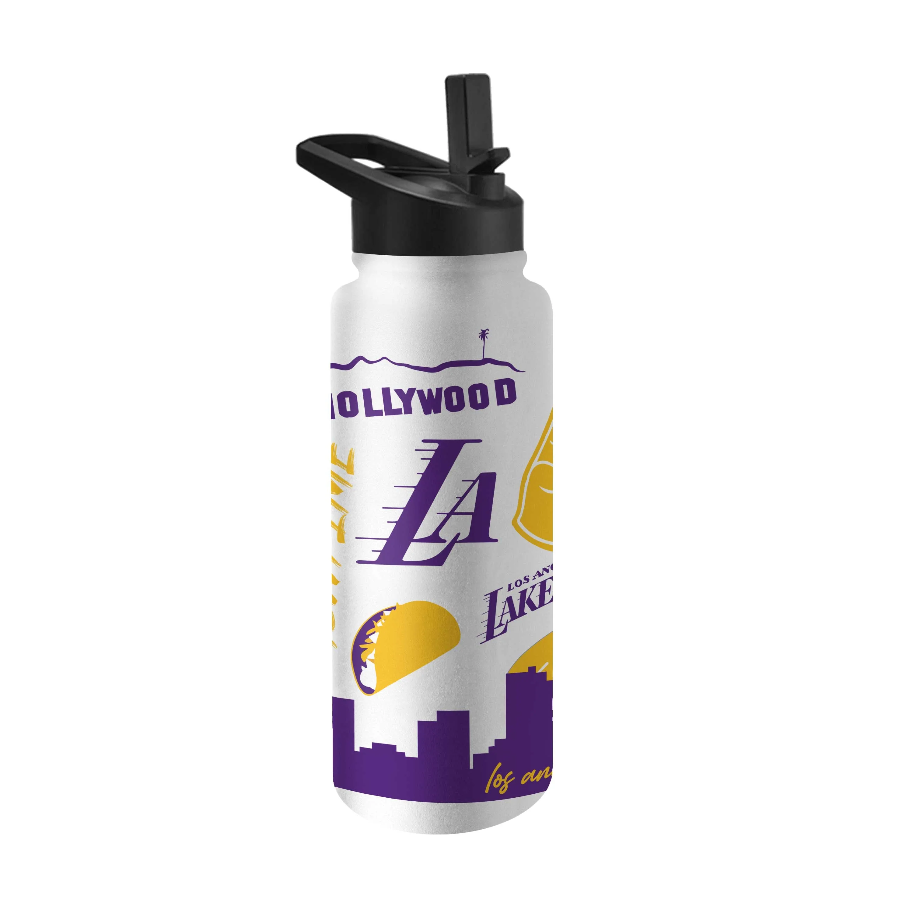 Los Angeles Lakers Alternate 34oz Native Quencher Bottle - Image 2