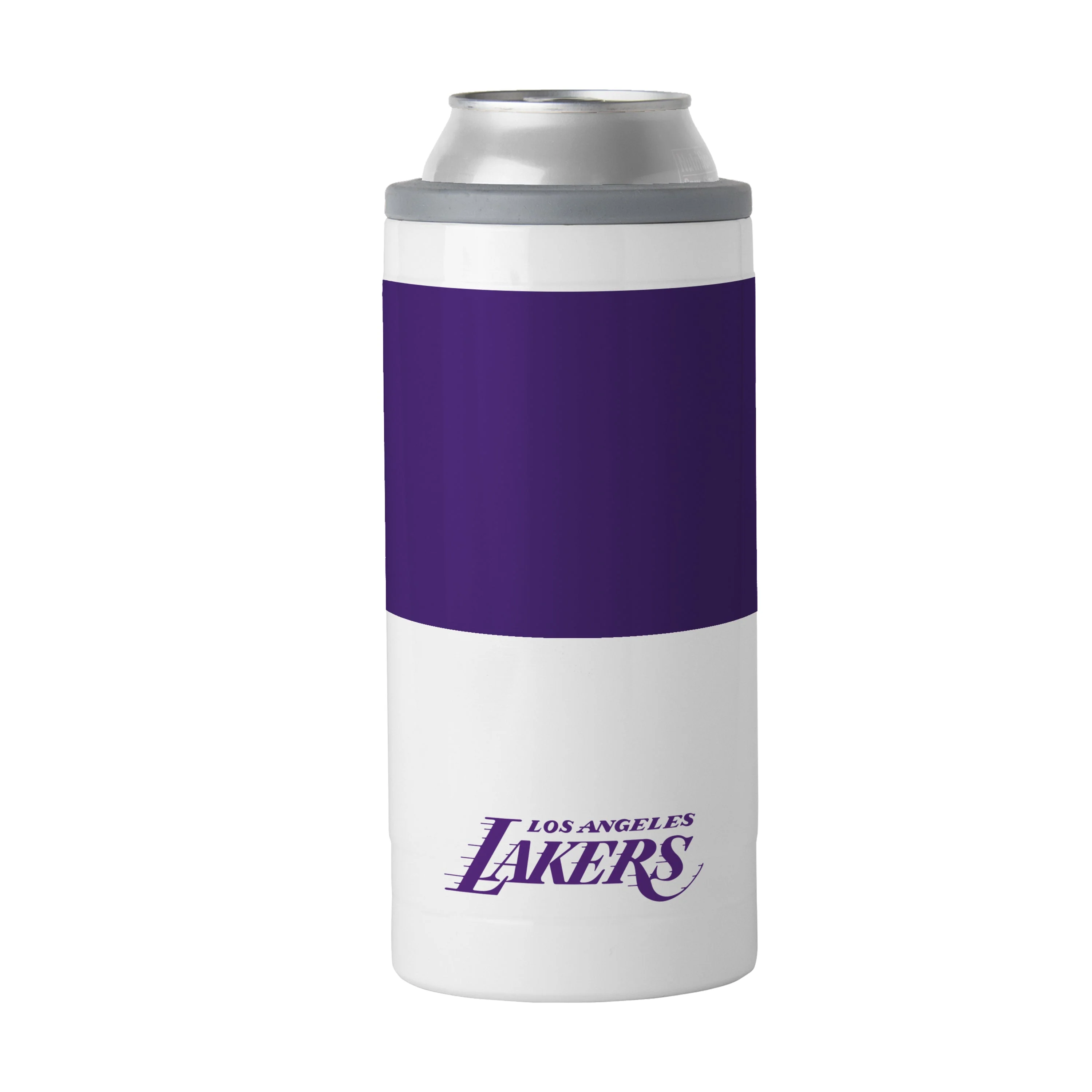 Los Angeles Lakers Colorblock 12oz Slim Can Coolie - Image 2
