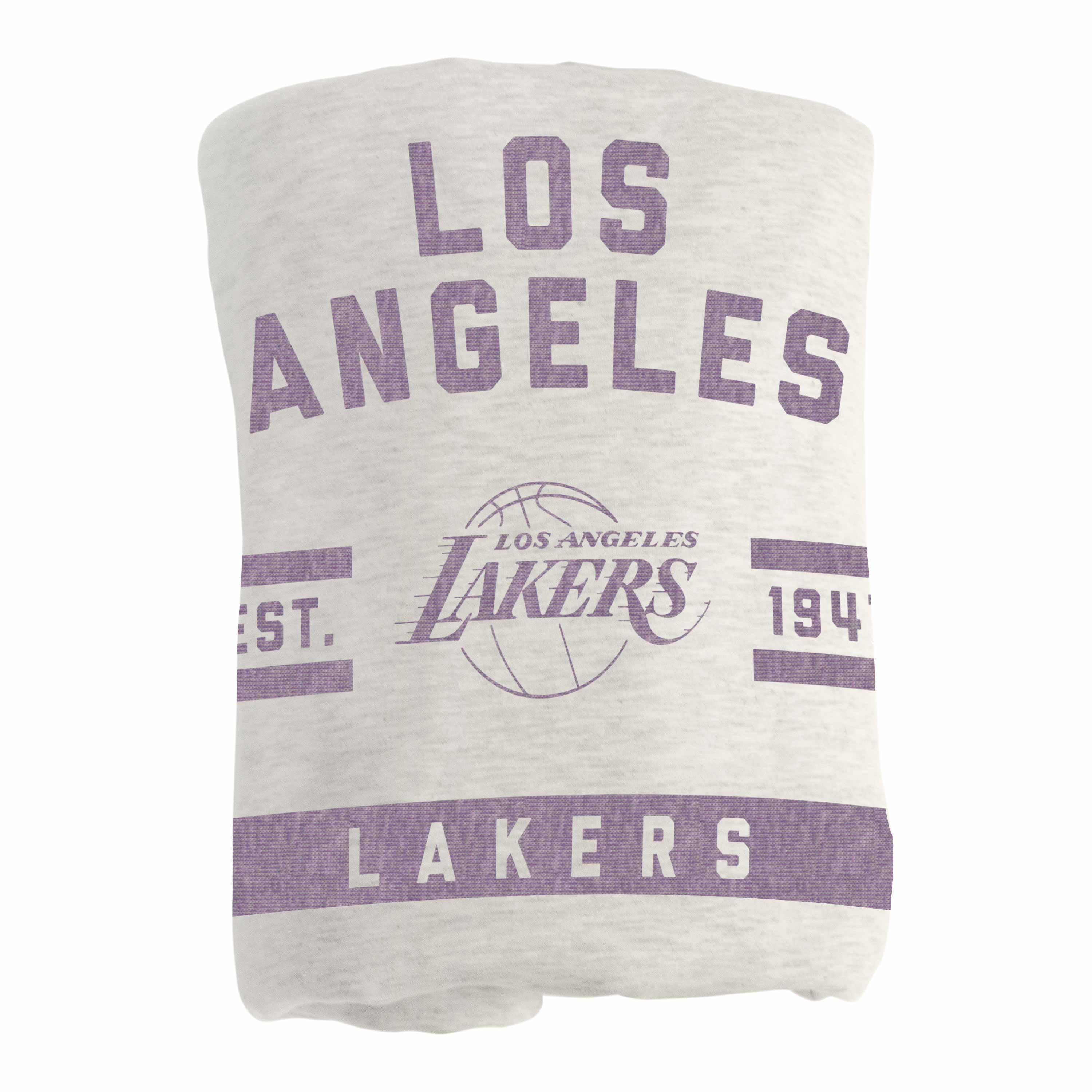 Los Angeles Lakers Oatmeal Sweatshirt Blanket - Image 3