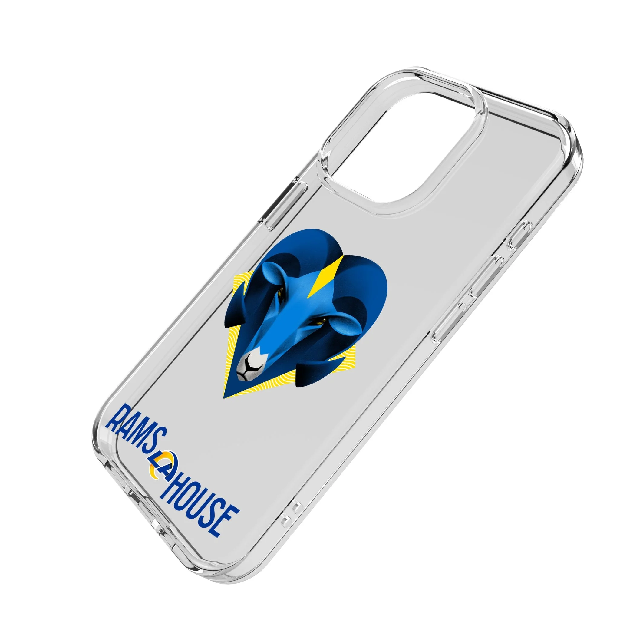 Los Angeles Rams 2024 Edition Clear Phone Case for Apple iPhone - Image 2